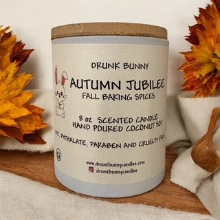 AUTUMN JUBILEE 8 OZ SCENTED CANDLE