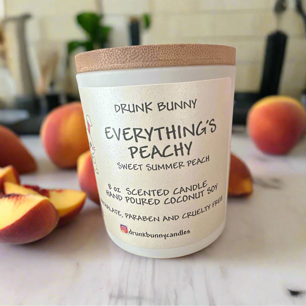 EVERYTHING'S PEACHY 8 OZ. CANDLE