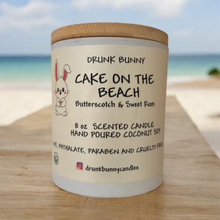 CAKE ON THE BEACH 8 OZ SCENTED CANDLE